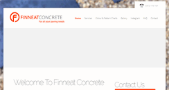 Desktop Screenshot of finneatconcrete.com