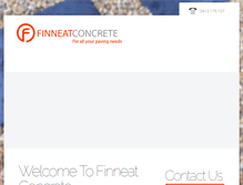 Tablet Screenshot of finneatconcrete.com